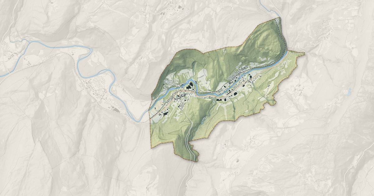 Portrait cartographique de Chassal-Molinges : relief, eau, forêts, bâti et voies, calculés à partir des données de l'IGN