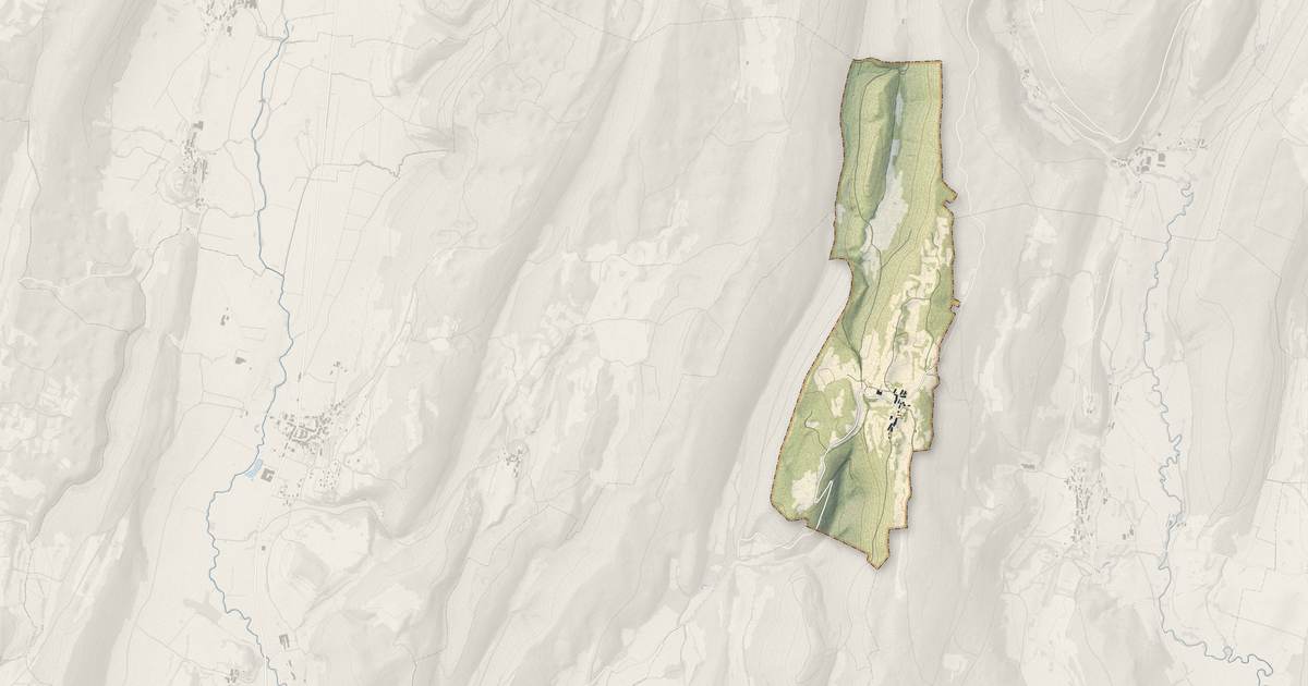 Portrait cartographique de Monnetay : relief, eau, forêts, bâti et voies, calculés à partir des données de l'IGN