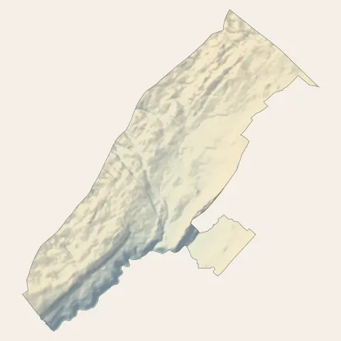 Morbier : relief