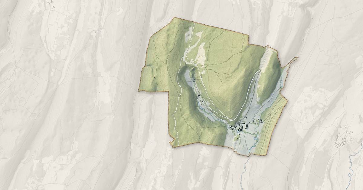 Portrait cartographique de Nancuise : relief, eau, forêts, bâti et voies, calculés à partir des données de l'IGN