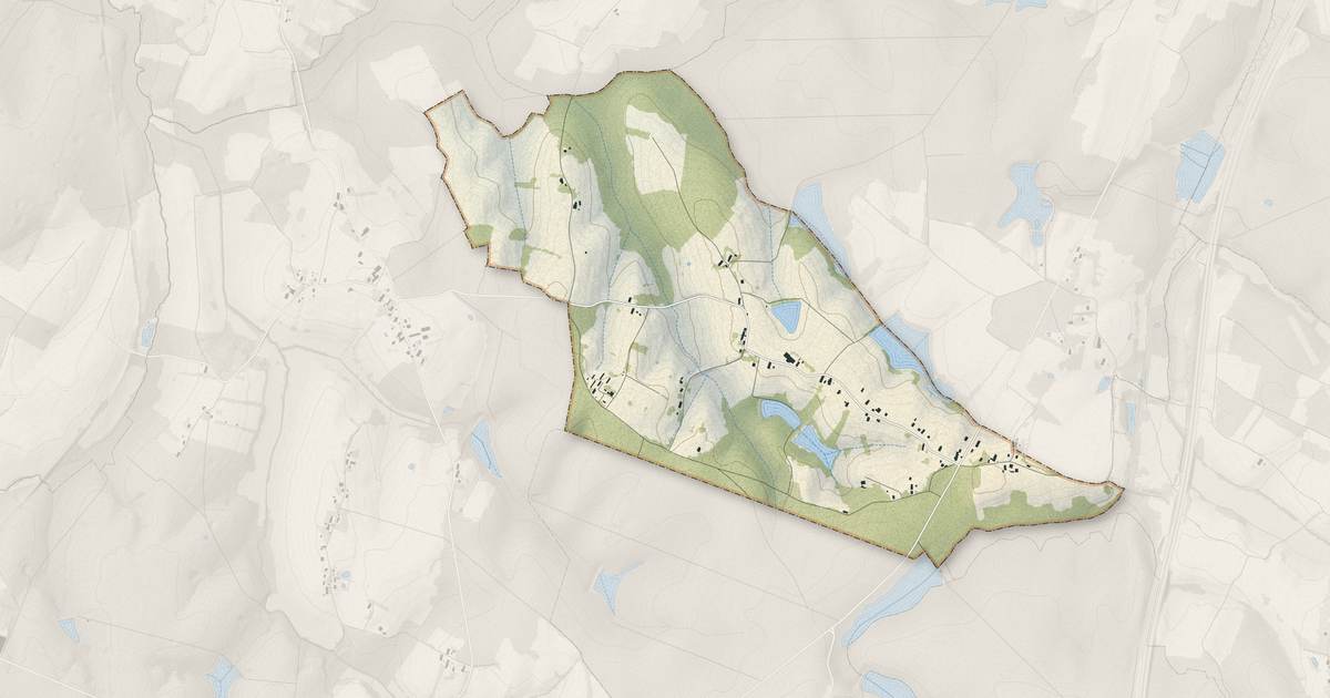 Portrait cartographique de Recanoz : relief, eau, forêts, bâti et voies, calculés à partir des données de l'IGN
