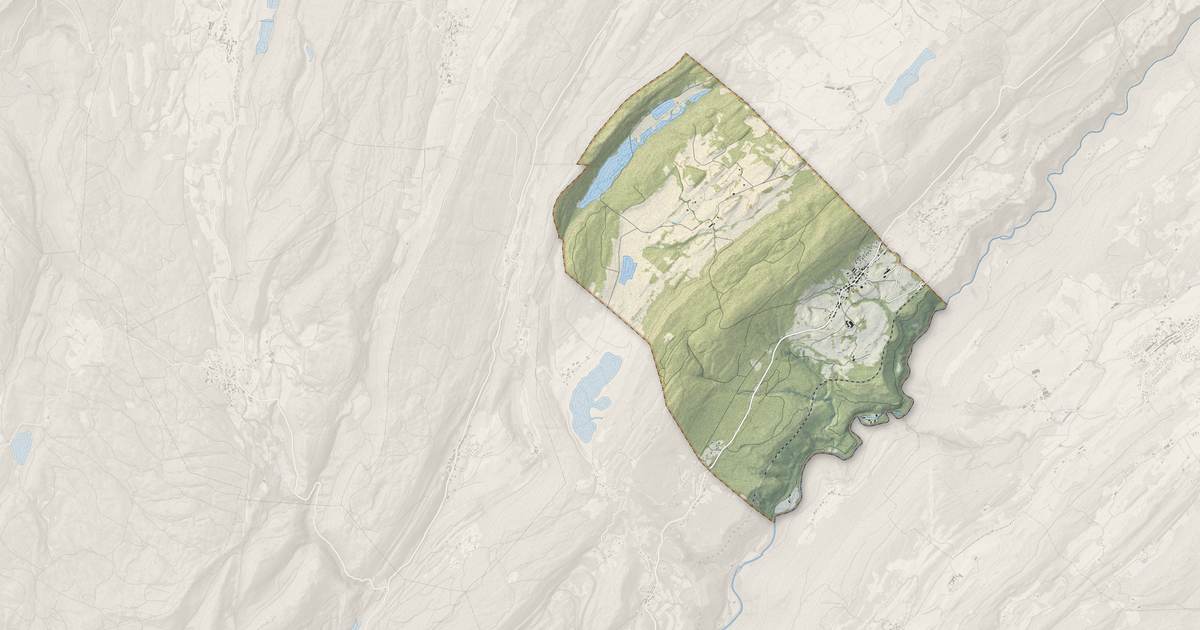 Portrait cartographique de La Rixouse : relief, eau, forêts, bâti et voies, calculés à partir des données de l'IGN