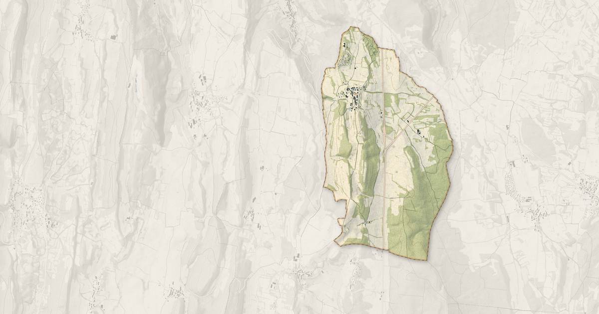 Portrait cartographique de Saint-Maur : relief, eau, forêts, bâti et voies, calculés à partir des données de l'IGN