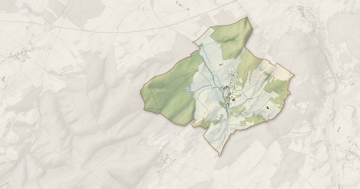 Portrait cartographique de Saligney : relief, eau, forêts, bâti et voies, calculés à partir des données de l'IGN