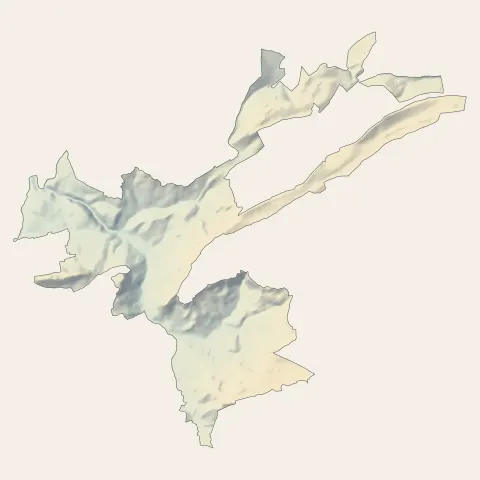 Salins-les-Bains : relief