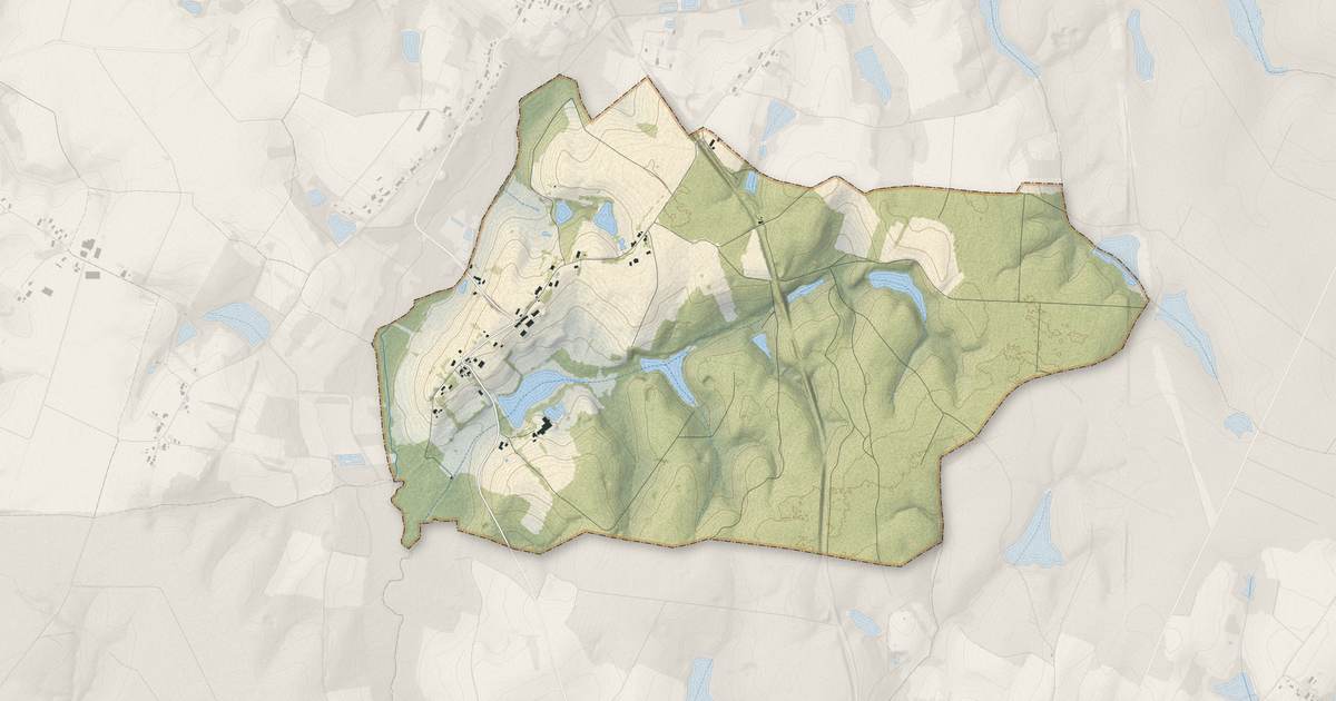 Portrait cartographique de Sergenon : relief, eau, forêts, bâti et voies, calculés à partir des données de l'IGN