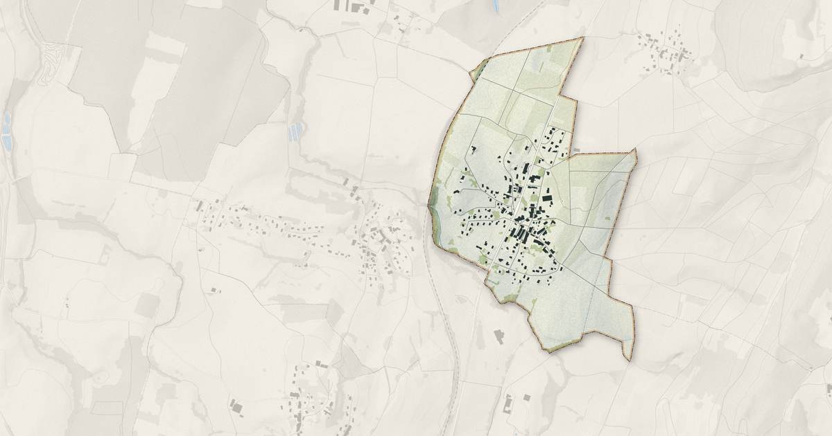 Portrait cartographique de Le Vernois : relief, eau, forêts, bâti et voies, calculés à partir des données de l'IGN