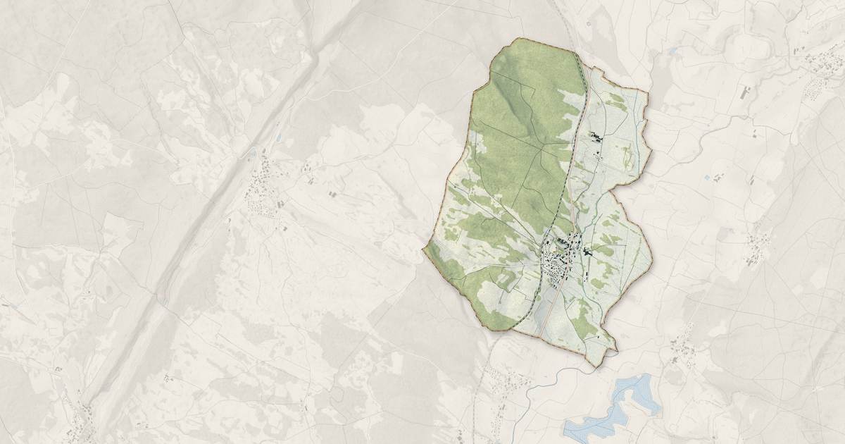Portrait cartographique de Vers-en-Montagne : relief, eau, forêts, bâti et voies, calculés à partir des données de l'IGN