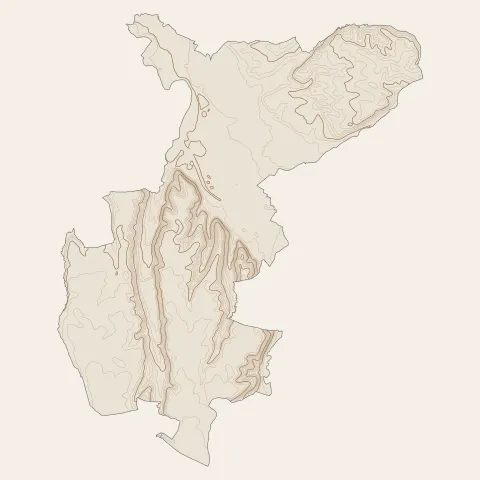 Aire-sur-l'Adour : courbes de niveau