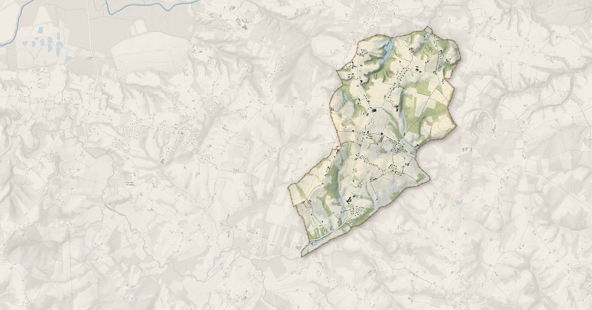 Portrait cartographique de Bénesse-lès-Dax : relief, eau, forêts, bâti et voies, calculés à partir des données de l'IGN