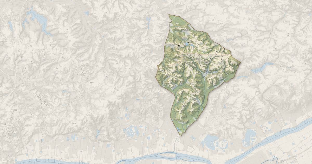 Portrait cartographique de Biaudos : relief, eau, forêts, bâti et voies, calculés à partir des données de l'IGN