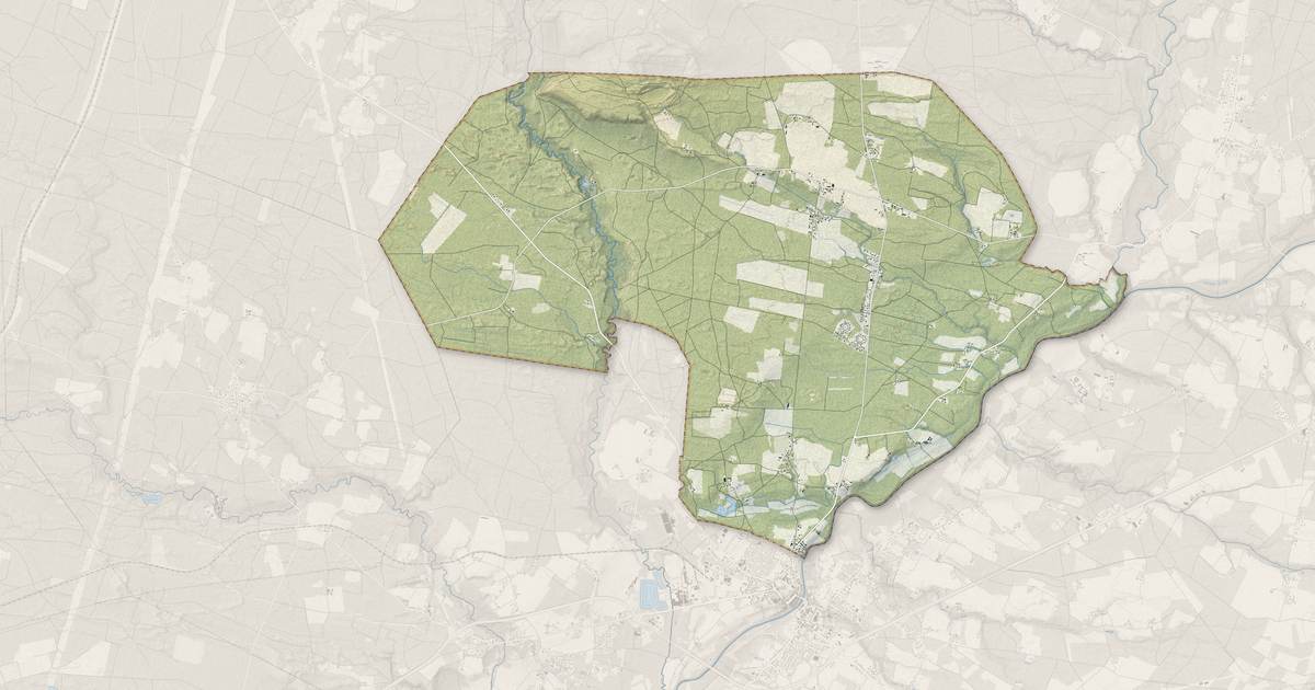 Portrait cartographique de Carcen-Ponson : relief, eau, forêts, bâti et voies, calculés à partir des données de l'IGN