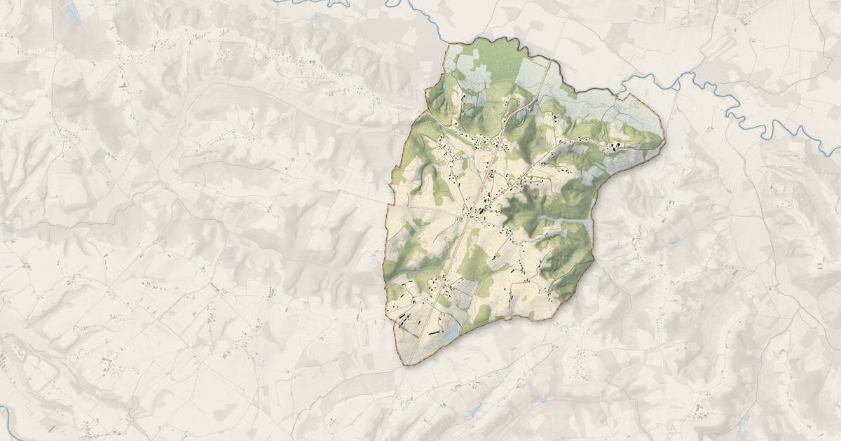 Portrait cartographique de Castaignos-Souslens : relief, eau, forêts, bâti et voies, calculés à partir des données de l'IGN