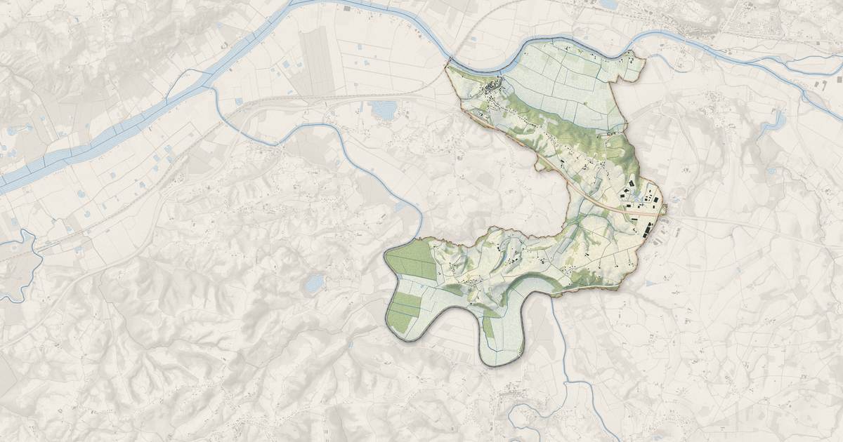 Portrait cartographique de Hastingues : relief, eau, forêts, bâti et voies, calculés à partir des données de l'IGN