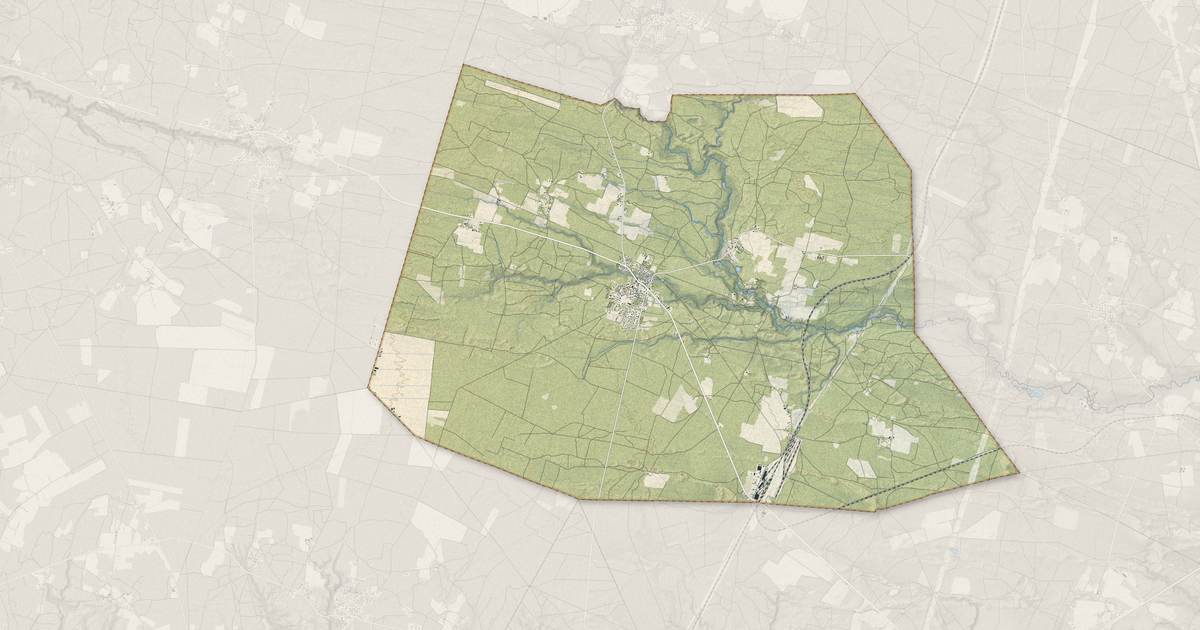 Portrait cartographique de Laluque : relief, eau, forêts, bâti et voies, calculés à partir des données de l'IGN