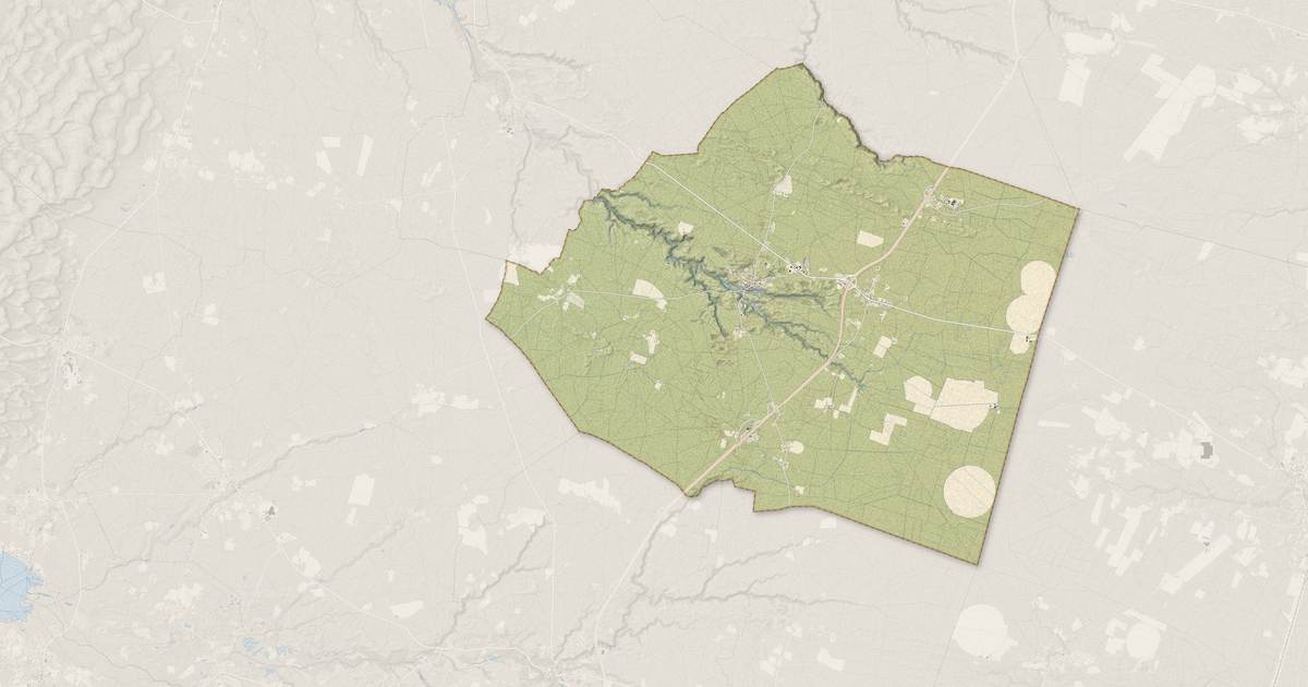 Portrait cartographique de Lesperon : relief, eau, forêts, bâti et voies, calculés à partir des données de l'IGN