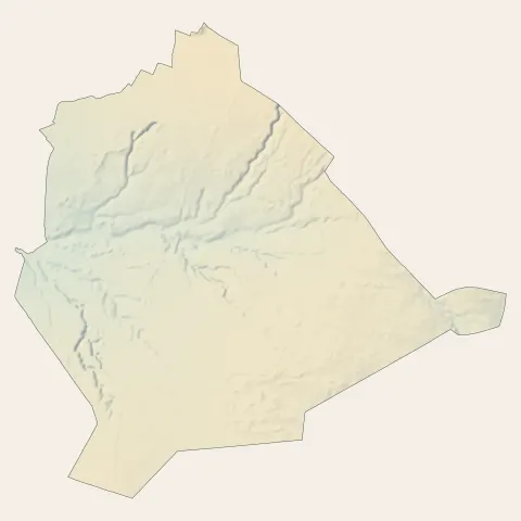 Magescq : relief