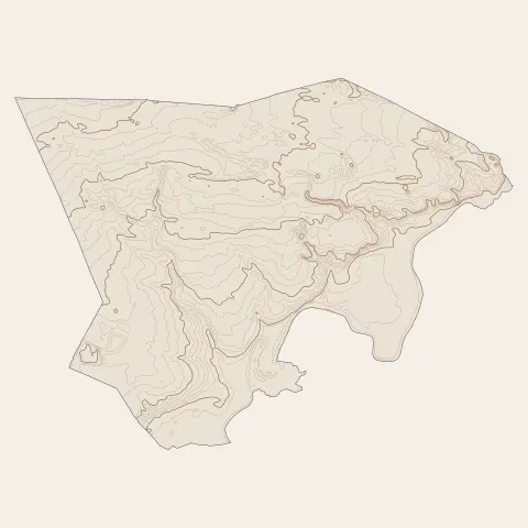 Pontonx-sur-l'Adour : courbes de niveau