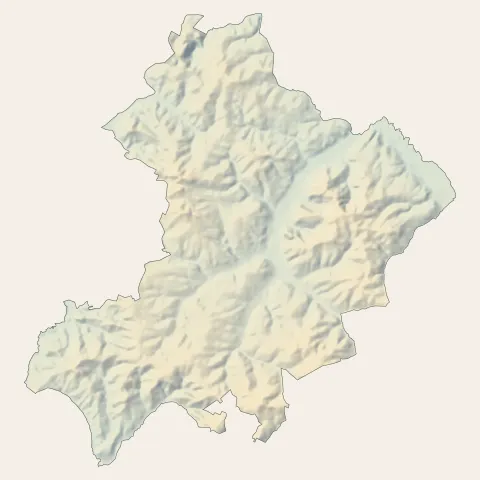 Pouillon : relief