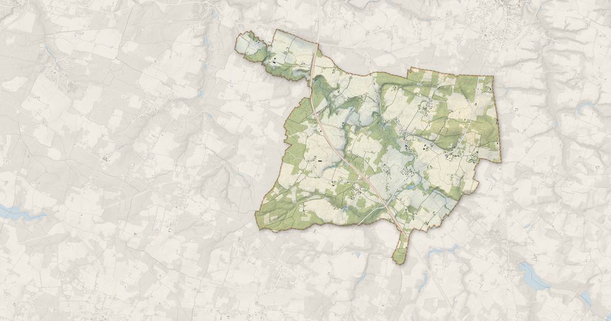 Portrait cartographique de Pujo-le-Plan : relief, eau, forêts, bâti et voies, calculés à partir des données de l'IGN