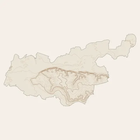 Saint-Sever : courbes de niveau