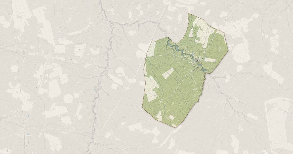 Portrait cartographique de Sore : relief, eau, forêts, bâti et voies, calculés à partir des données de l'IGN
