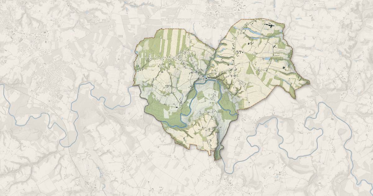 Portrait cartographique de Sort-en-Chalosse : relief, eau, forêts, bâti et voies, calculés à partir des données de l'IGN