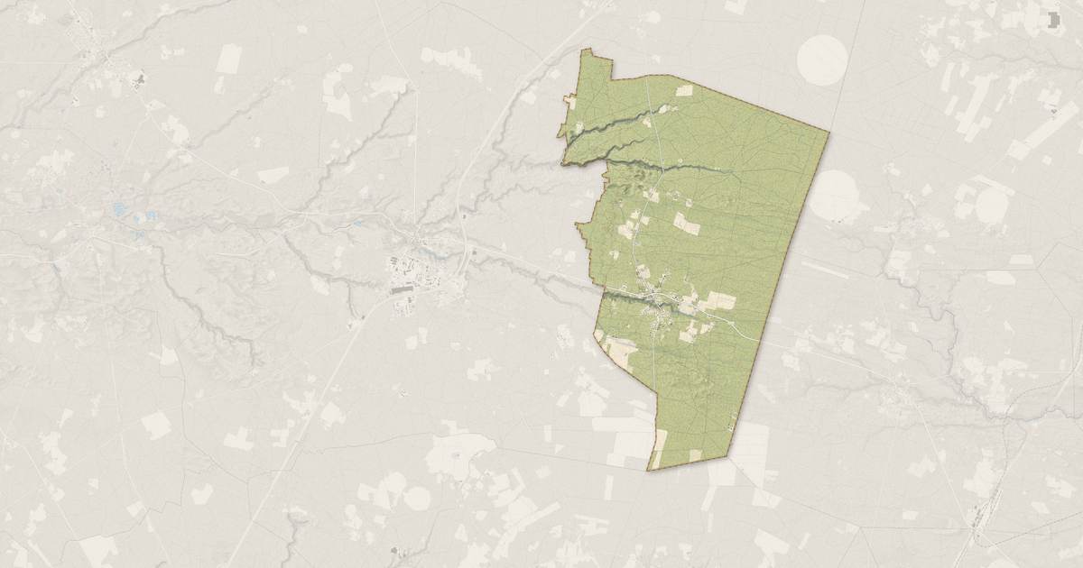 Portrait cartographique de Taller : relief, eau, forêts, bâti et voies, calculés à partir des données de l'IGN