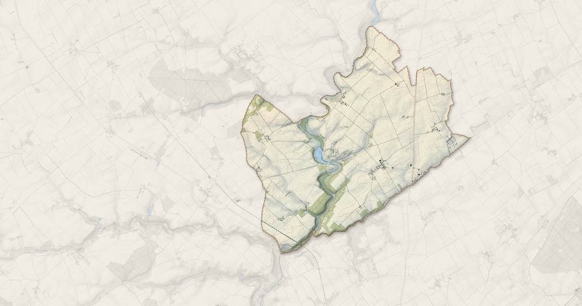 Portrait cartographique de Averdon : relief, eau, forêts, bâti et voies, calculés à partir des données de l'IGN