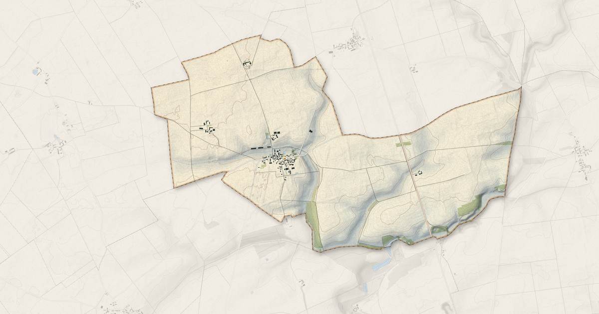 Portrait cartographique de Boisseau : relief, eau, forêts, bâti et voies, calculés à partir des données de l'IGN