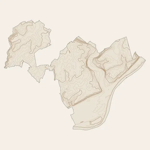 Valloire-sur-Cisse : courbes de niveau