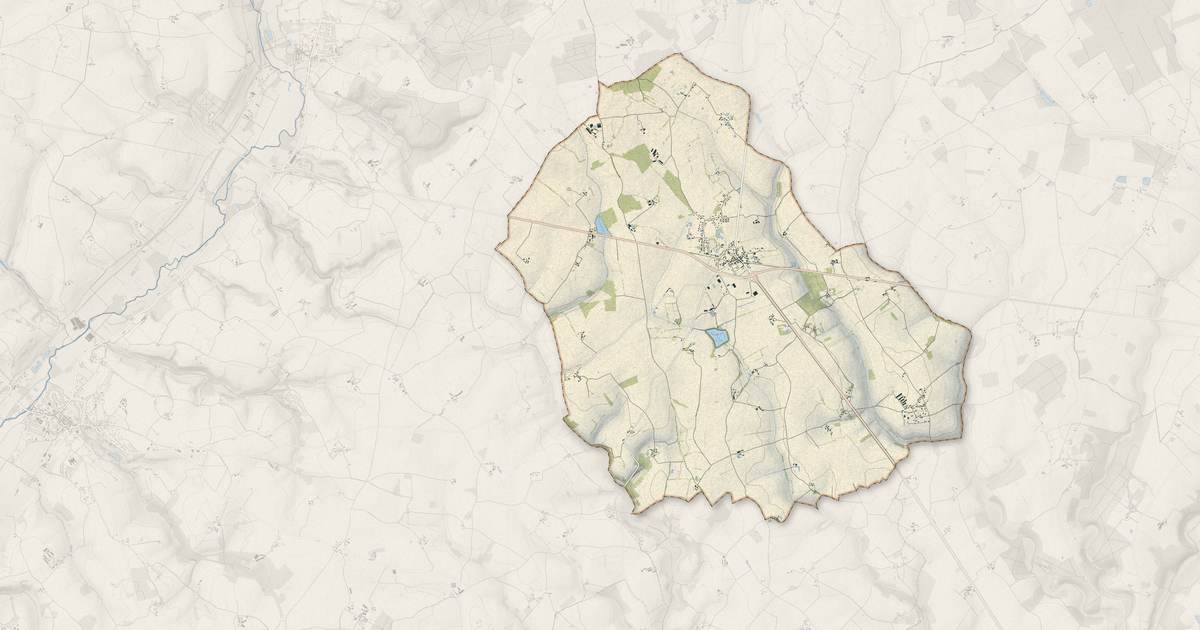 Portrait cartographique de Épuisay : relief, eau, forêts, bâti et voies, calculés à partir des données de l'IGN