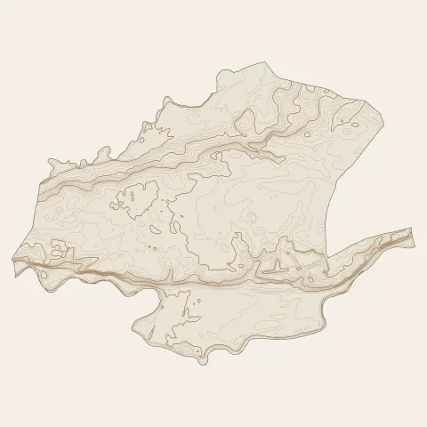 Gièvres : courbes de niveau