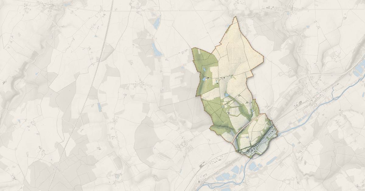Portrait cartographique de Lisle : relief, eau, forêts, bâti et voies, calculés à partir des données de l'IGN