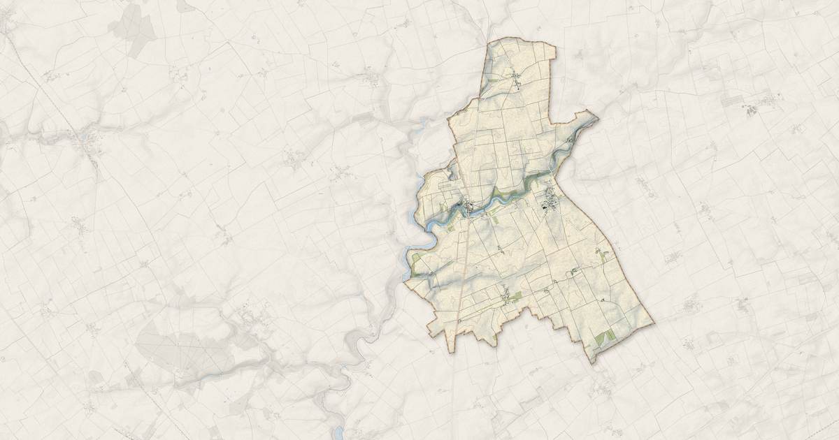 Portrait cartographique de Maves : relief, eau, forêts, bâti et voies, calculés à partir des données de l'IGN