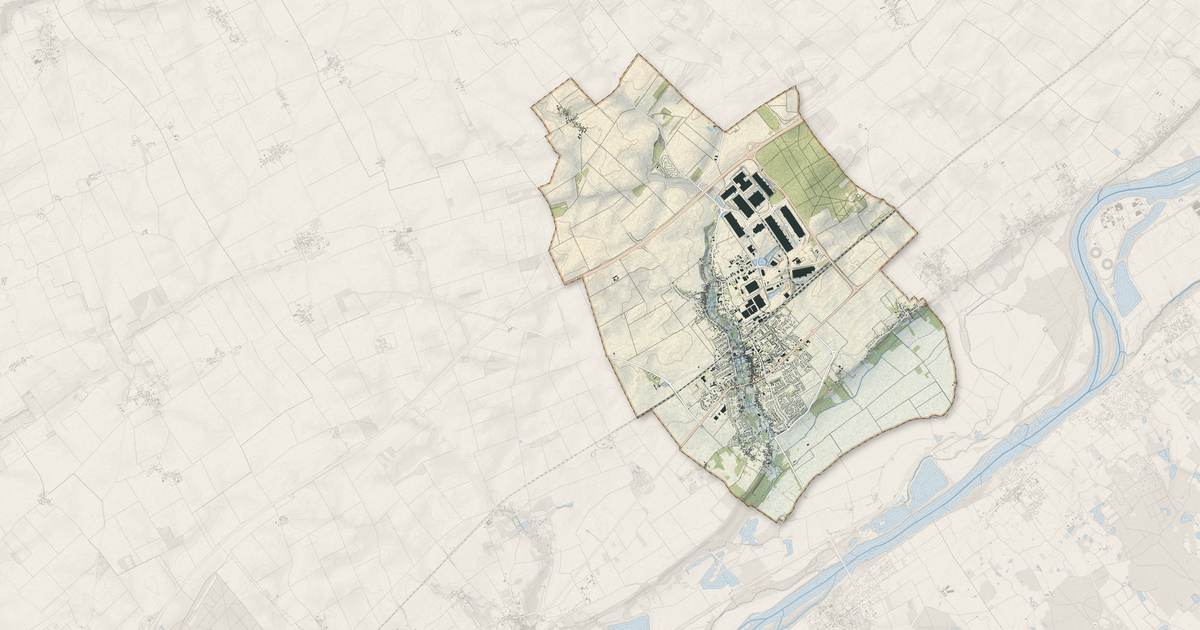 Portrait cartographique de Mer : relief, eau, forêts, bâti et voies, calculés à partir des données de l'IGN
