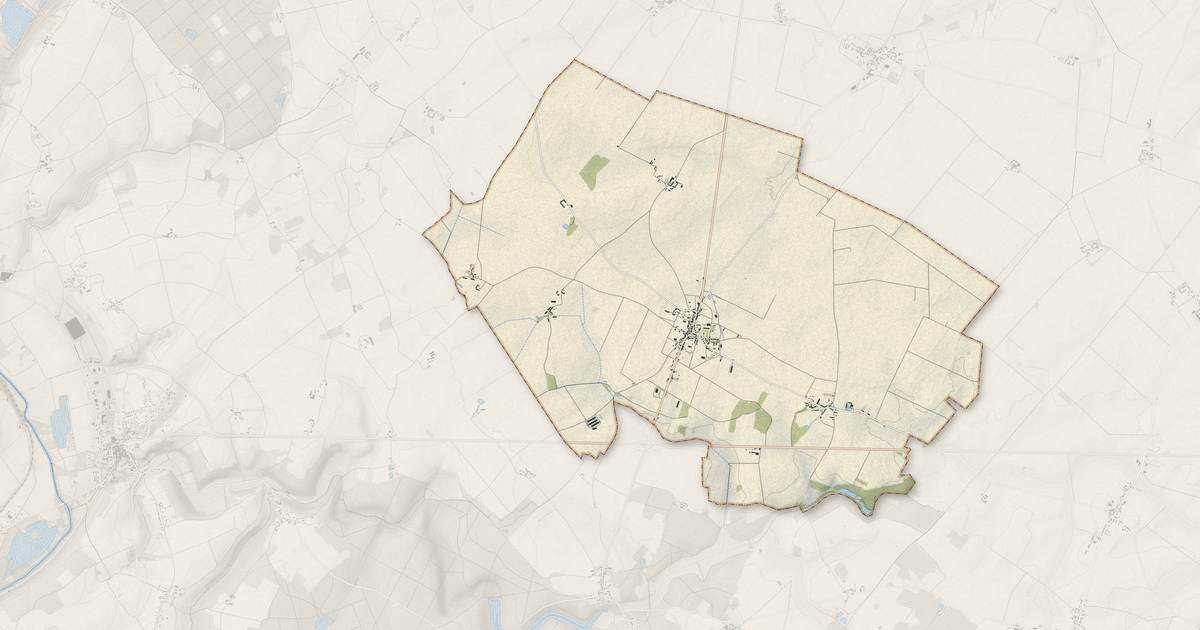Portrait cartographique de Moisy : relief, eau, forêts, bâti et voies, calculés à partir des données de l'IGN
