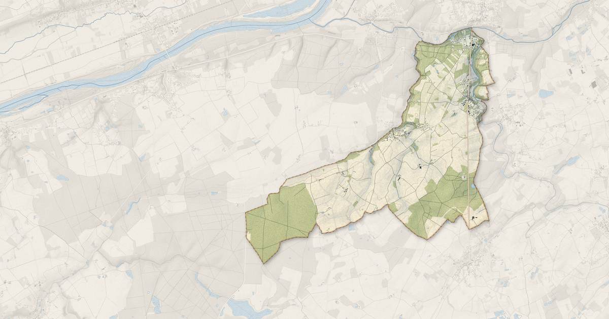 Portrait cartographique de Monthou-sur-Bièvre : relief, eau, forêts, bâti et voies, calculés à partir des données de l'IGN