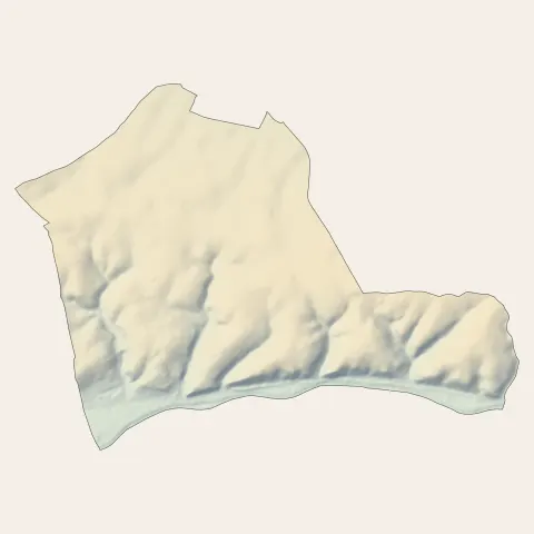 Montrichard Val de Cher : relief