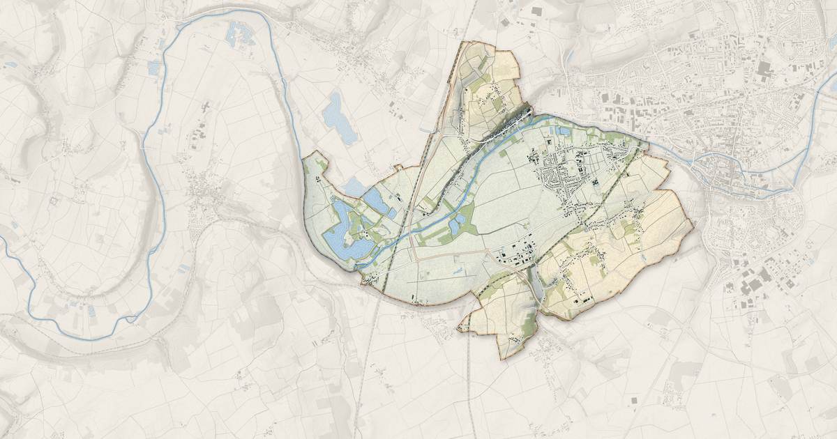 Portrait cartographique de Naveil : relief, eau, forêts, bâti et voies, calculés à partir des données de l'IGN