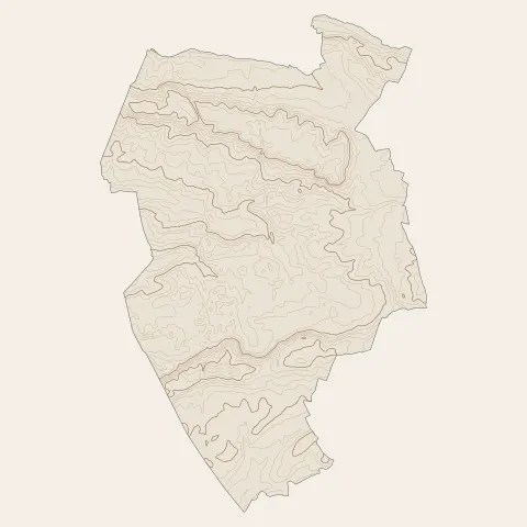 Nouan-le-Fuzelier : courbes de niveau