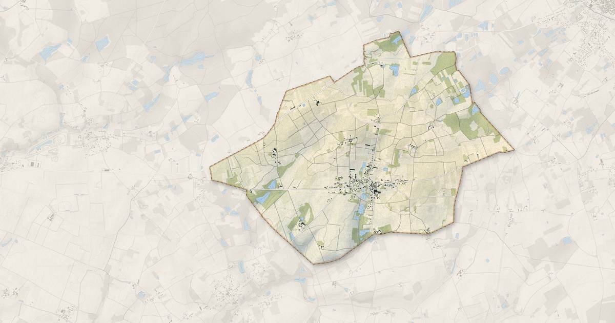 Portrait cartographique de Oisly : relief, eau, forêts, bâti et voies, calculés à partir des données de l'IGN