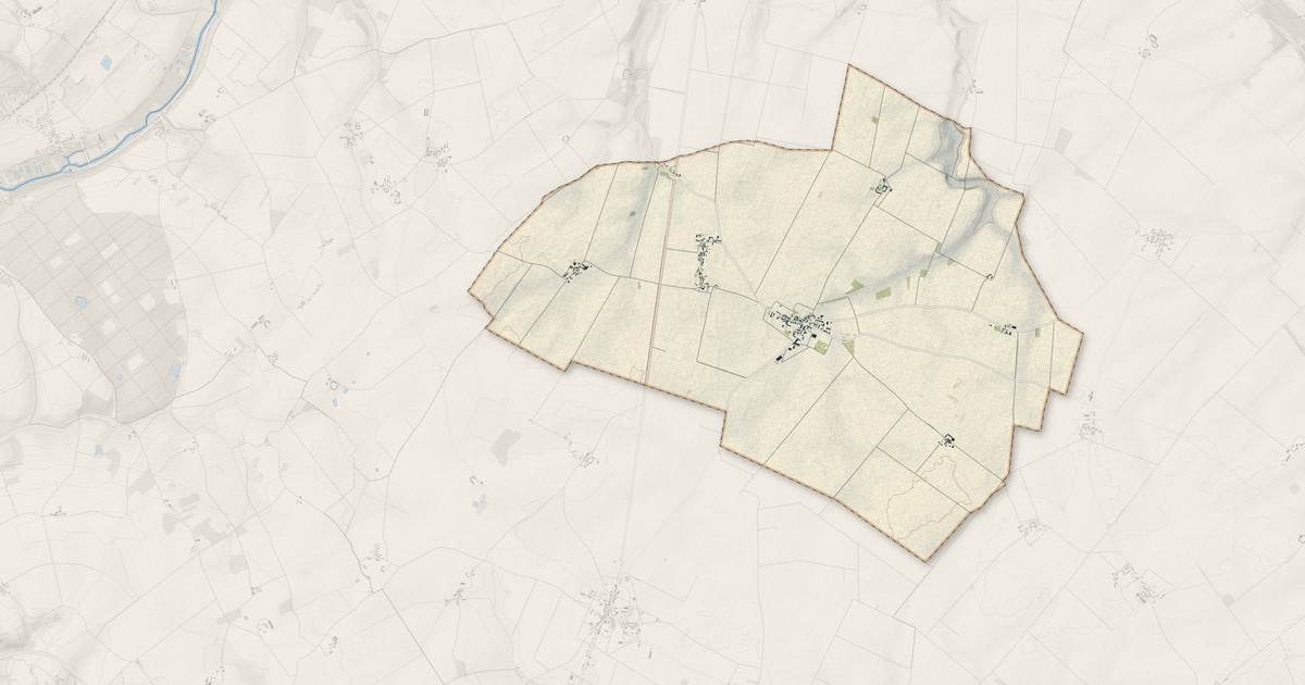 Portrait cartographique de Ouzouer-le-Doyen : relief, eau, forêts, bâti et voies, calculés à partir des données de l'IGN