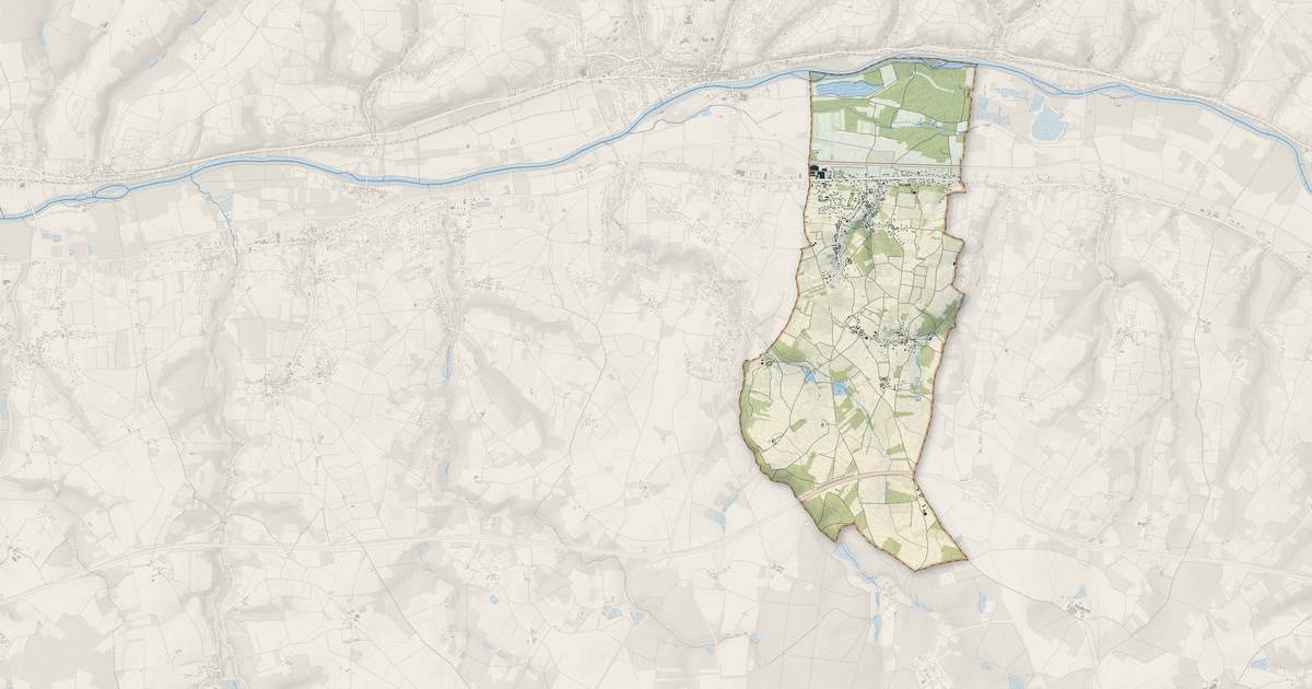 Portrait cartographique de Saint-Julien-de-Chédon : relief, eau, forêts, bâti et voies, calculés à partir des données de l'IGN