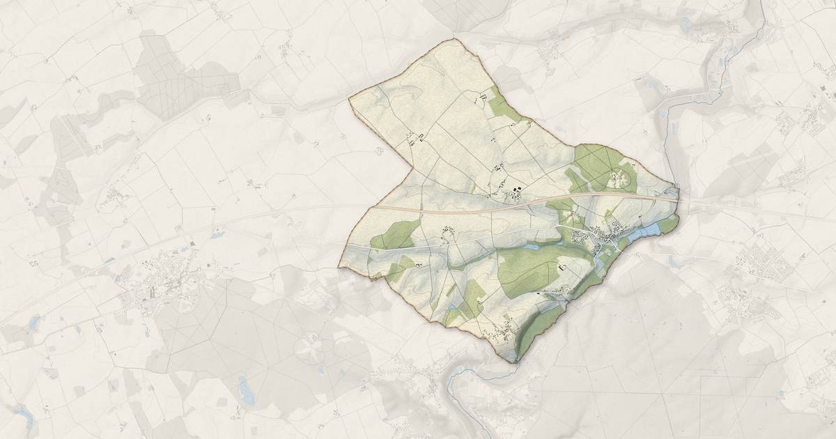 Portrait cartographique de Saint-Lubin-en-Vergonnois : relief, eau, forêts, bâti et voies, calculés à partir des données de l'IGN