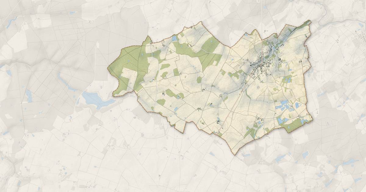 Portrait cartographique de Sambin : relief, eau, forêts, bâti et voies, calculés à partir des données de l'IGN