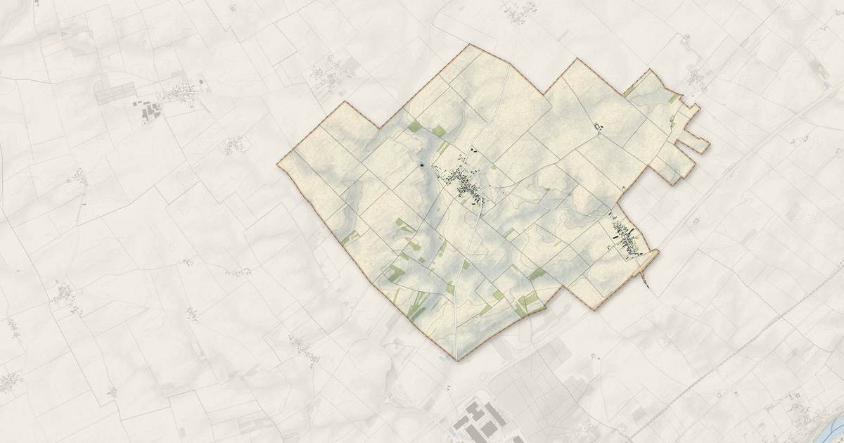 Portrait cartographique de Séris : relief, eau, forêts, bâti et voies, calculés à partir des données de l'IGN