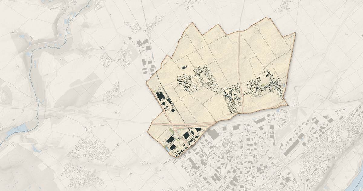 Portrait cartographique de Villebarou : relief, eau, forêts, bâti et voies, calculés à partir des données de l'IGN
