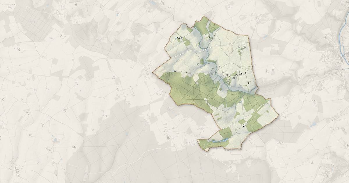Portrait cartographique de Villebout : relief, eau, forêts, bâti et voies, calculés à partir des données de l'IGN