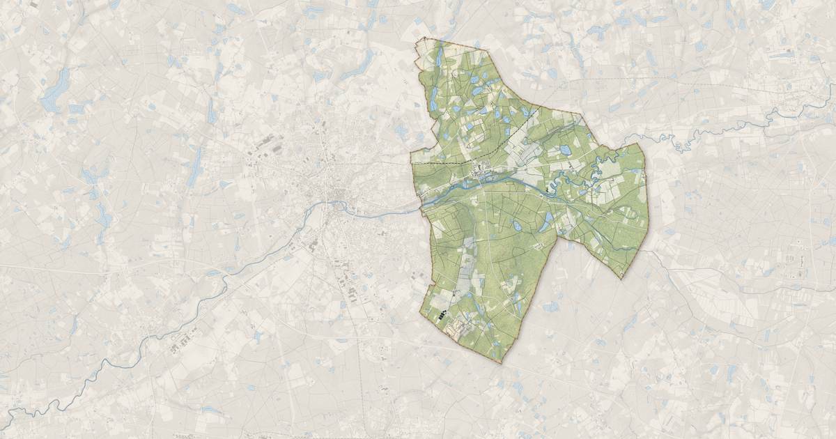 Portrait cartographique de Villeherviers : relief, eau, forêts, bâti et voies, calculés à partir des données de l'IGN